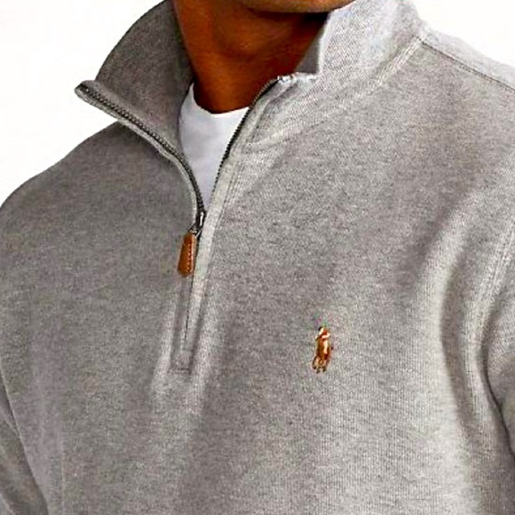 Polo Ralph Lauren Other - Wrn1X 💥 POLO Ralph Lauren Rib fit 1/2 zip pullover sweater Men’s size small